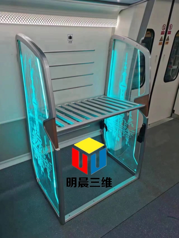 明晨三維激光內(nèi)雕玻璃在護欄上的應用